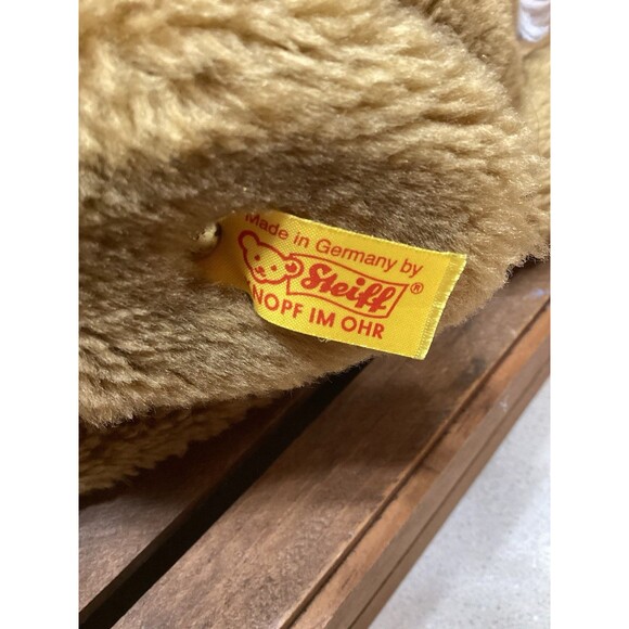 Vintage Steiff Bunny Rabbit Stuffed Animal Plush Sleeping German Toy 082542 - Picture 5 of 10